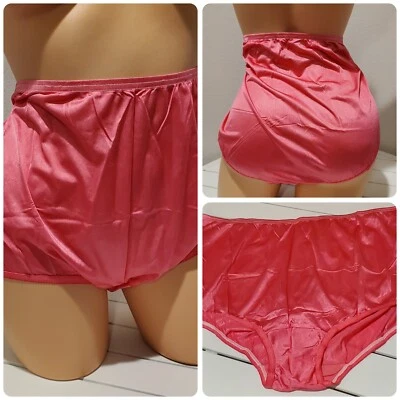 Panty Vanity Fair Granny Brillante Nylon Refuerzo Ancho Ravissant 10/3XL Perfecto ROSA Foto 1 de 4