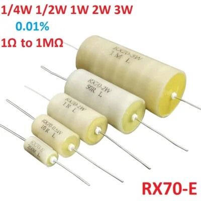 RX70-E High Precision Instrumentation Sampling Resistor 0,01% 1/4W 1/2W 1W 2W 3W - Bild 1 von 4