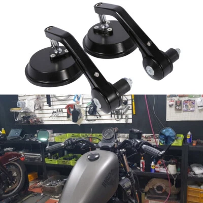 Боковые зеркала с ручкой 7/8 дюйма для мотоцикла Harley Davidson Fatboy Softail A - Изображение 1 из 4