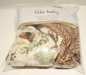 Pobi Baby Premium Organic Cotton Blend Stetchy Portable Crib Sheets 2pk