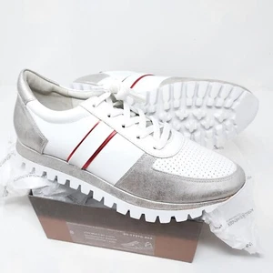Kennel & Schmenger Flow Low-Top Sneaker Damen Leder Silber/Weiß/Rot (UK 8 EU 42) - Bild 1 von 19