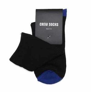 1 x Mens Black & Royal Blue Crew Socks - Picture 1 of 1