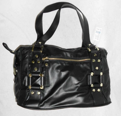 Marc Fisher 装饰盒挎包全新带标签 15 英寸 X 10 英寸 X 7 英寸表带 8.75 黑色 — 第 1/4 张图片