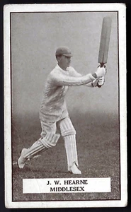 GALLAHER - FAMOUS CRICKETERS - #28 J W HEARNE, MIDDLESEX - Picture 1 of 2