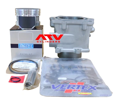 1999-02 Kawasaki Prairie 400 cilindros jarro WSM pistão topo kit de juntas - Imagem 1 de 4