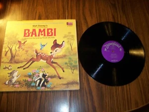 Disneyland Records Vintage Vinyl "Bambi" 1969 - Picture 1 of 7