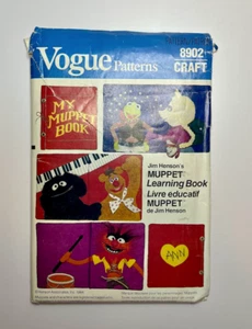 Vogue 8902 Jim Hensons Muppet Book Pattern - Picture 1 of 5