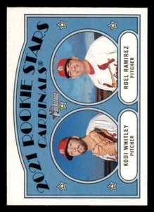 2021 Topps Heritage #303 Kodi Whitley RC/Roel Ramirez RC - Picture 1 of 2