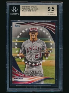 2019 Topps Update Perennial All-Stars #PAS-30 Mike Trout BGS 9.5 - Picture 1 of 2