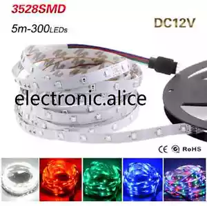 Wholesale 3528 SMD 60led/m Led Strip Light Non Waterproof Flexible DC 12V Lamp - Picture 1 of 7