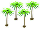 Peco Pt1 Palm Trees 4 325 Tall For Desert Oceanside Or Other