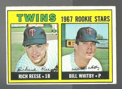 1967 Topps - 1967 Rookie Stars #486 Rich Reese, Bill Whitby (RC) - Image 1 of 2