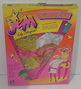 Jem les Hologrammes Flip Side Fashions Let's Rock this Town Hasbro Vintage A-58 - Imagen 1 de 2