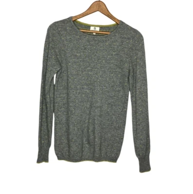 Suéter Anthropologie S Benedetta B Gris Verde Lunares Lana Mohair Cachemira Foto 1 de 4