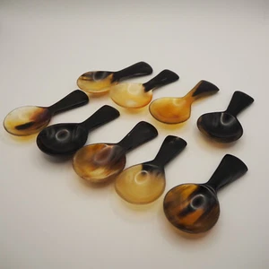 Spoon L9cm Water buffalo horn Tea Coffee spoon Asian 560 - Picture 1 of 9