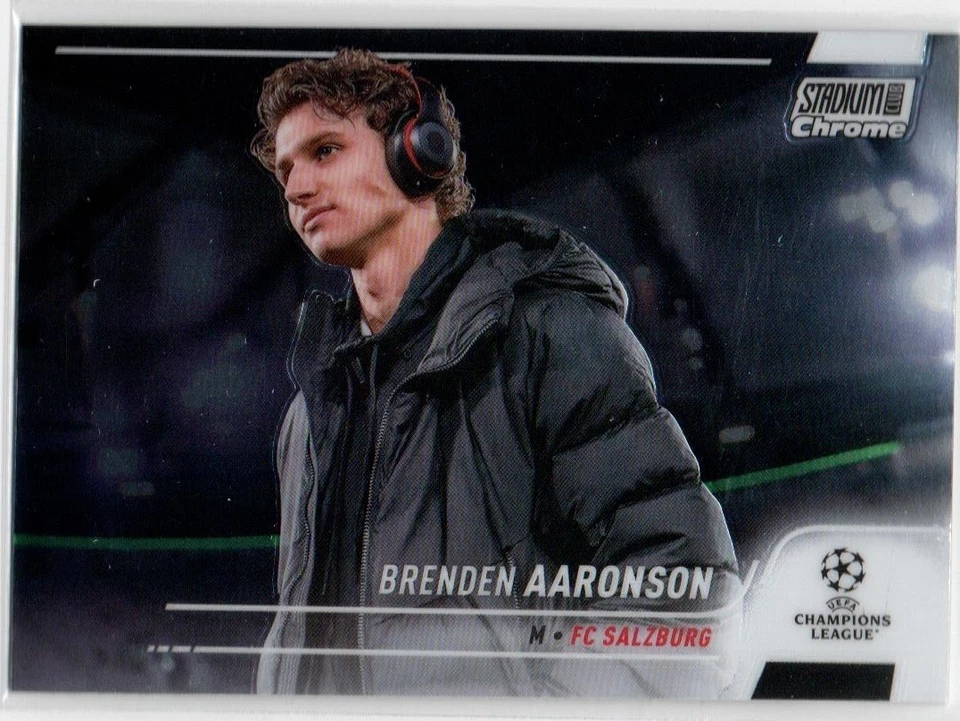 2021-22 Topps Stadium Club Chrome #15 Brenden Aaronson FC SALZBURG 45 - Image 1 of 1