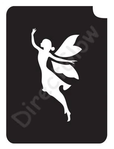 Fairy 1020 Body Art Glitter Makeup Tattoo Stencil 2.75" x 3.75"- 5 Pack - Picture 1 of 1