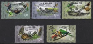 NEW ZEALAND 2018 BIRDS "IMAGINE PREDATOR FREE"  SET OF 5 FINE USED - Picture 1 of 1