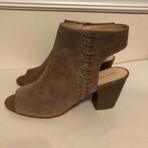 Botines Nine West de gamuza punta abierta 10 - Imagen 1 de 10