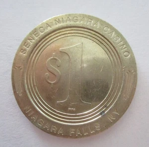 1 $ SPIELMARKE aus SENECA NIAGARA CASINO, Niagarafälle, New York - Bild 1 von 2