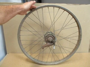 1950s Schwinn Panther Drum Brake Front S2 Rim 26"x 2.125 Phantom - Picture 1 of 13