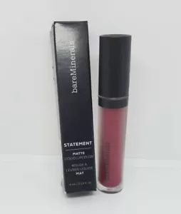 bareMinerals Statement Lipcolor liquido opaco in Devious full size nuovo con scatola - Foto 1 di 2