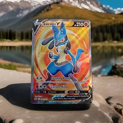 Lucario V SWSH213 SWSH: Sword & Shield Promo Cards Holo - Image 1 of 3