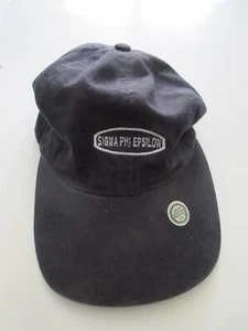 Sigma Phi Epsilon Fraternity blue hat vintage old new stock - Picture 1 of 2