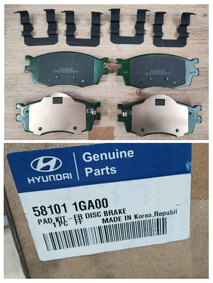 Genuine Parts Kia Hyundai Brake Pads Front 58101 1GA00 - Photo 1/4