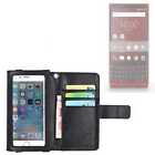 Wallet Case Schutz H&#252;lle f&#252;r Blackberry KEY2 Red Edition schwarz Display Schut