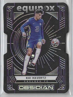 2021-22 Panini Obsidian Kai Havertz Equinox Electric Etch Purple #1/60 Chelsea - Image 1 of 2