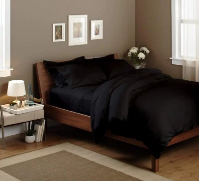 Juego de funda nórdica de lujo de 1000 hilos de algodón egipcio - Colores y tamaños lisos Foto 1 de 4