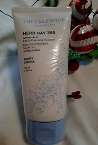 The Face Shop Herb Day 365 Amino Acid Facial Foaming Cleanser – Peony 5.7 fl oz - Picture 1 of 4