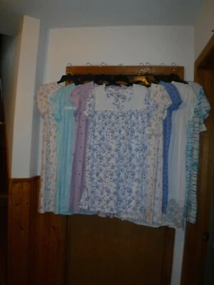 Camisa de dormir manga corta Croft & Barrow XL,L,M, multicolor 60% algodón 40% poliéster Foto 1 de 4