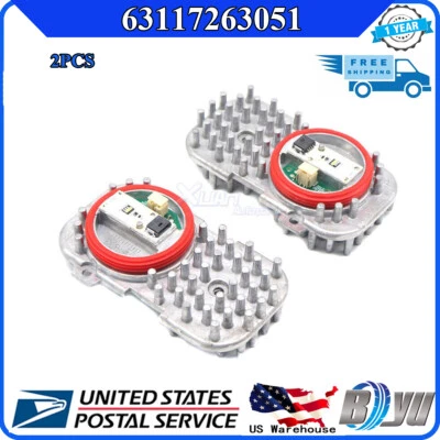 Módulo de luz de circulación diurna LED 63117263051 2 PIEZAS para BMW Serie 3 4 6 X3 X5 X6 Foto 1 de 4