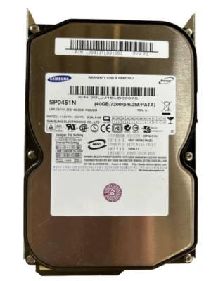 Samsung SP0451N 40GB Internal 7200RPM 3.5" HDD - Image 1 of 4