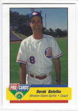 1994 Winston-Salem Spirits (Class A-Cincinnati Reds) Derek Botelho