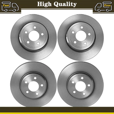 前后布雷博涂层OE制动转子套装适用于2005-2018克莱斯勒300 — 第 1/4 张图片