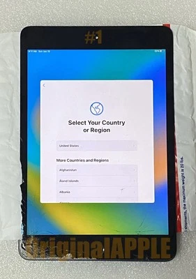 (Shattered) OEM Original Apple iPad Mini 5th Display LCD Screen A2133 A2126 - Image 1 of 4