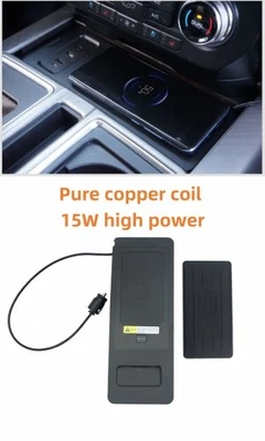 For FORD F150 2015-2020 Centre Console Car Wireless Phone Charger Fast Charging Foto 1 de 4