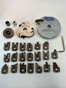 Vintage Craftsman Radial Saw Molding Sets 932153 & 93200 With 20 Bits - Picture 1 of 4