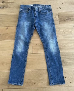 Pantalones de mezclilla ajustados GAP W32 L30 para mujer azul medio con desvanecimiento tiro medio - Imagen 1 de 13