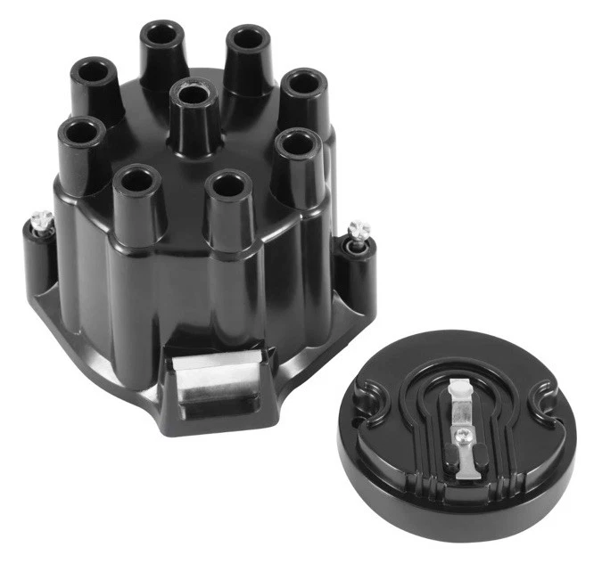 8124ACC ACCEL Distribuidor Tapa y Rotor Kit - Estilo Enchufe - Negro Foto 1 de 1