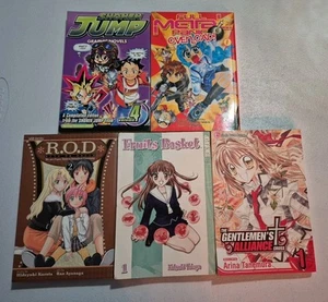 Mixed Manga Lot of 5 Books English - Fruits Basket, R.O.D, Full Metal Panic, Etc - Picture 1 of 15