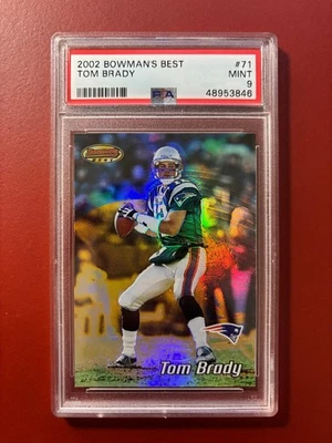 Bowman's Best 2002/Tom Brady/PSA 9 Foto 1 de 2