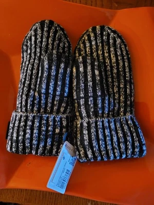 Новый с ярлыками Lululemon кашемир смесь текстурированный уголь варежки - Изображение 1 из 4