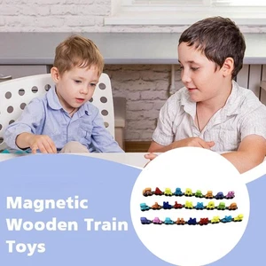 Magnetic Number Small Train Building Blocks Educational Toy For Children B2J0 - Picture 1 of 7