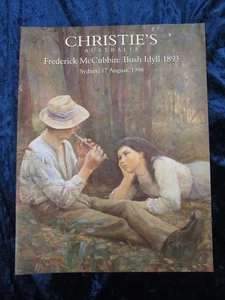 CHRISTIE'S AUSTRALIA : FREDERICK MCCUBBIN : BUSH IDYLL 1893 - 17 AUGUST 1998 - Picture 1 of 1