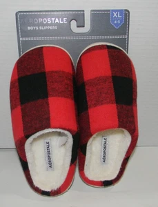 Aeropostale Niños Buffalo Cuadros Zapatillas Juveniles Talla XL (4-5) Navidad Nuevas - Imagen 1 de 4