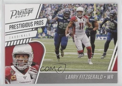 2020 Panini Prestige Prestigious Pros Larry Fitzgerald #PP-LF - Image 1 of 2